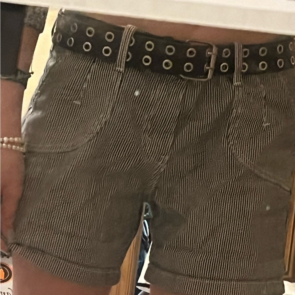 Levis 515 Stripe shorts black and white